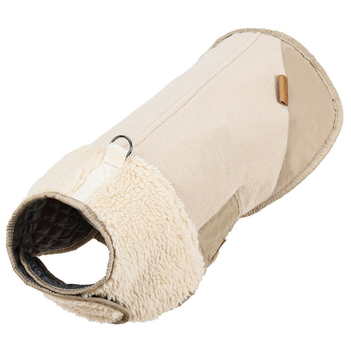Windproof Adjustable Pet Down Padded Reversible Warm Winter Jacket