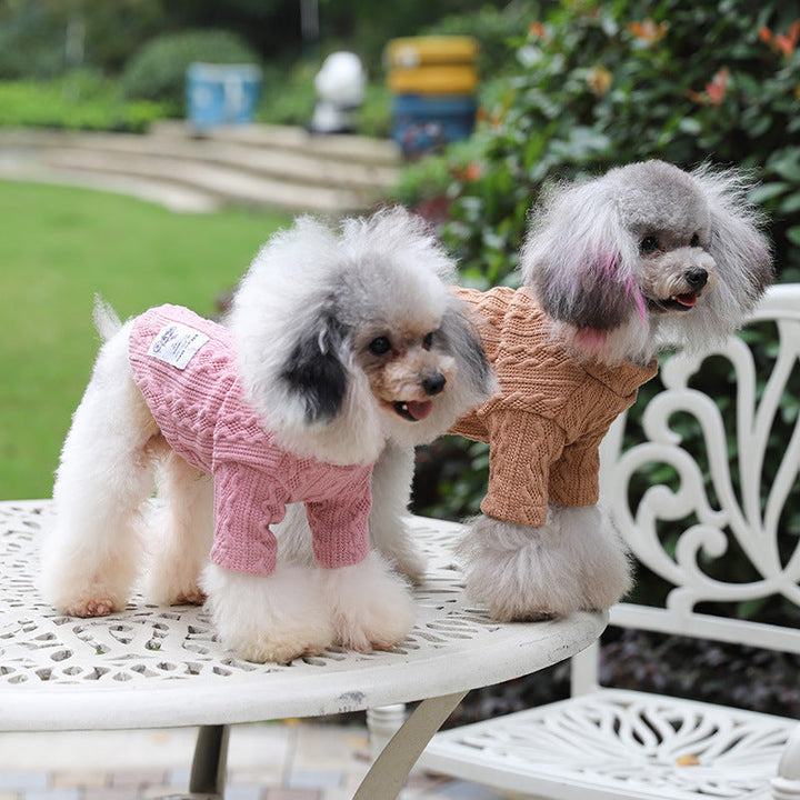 Cozy Knitted Pet Sweater For Warm Comfortable Everyday Wear