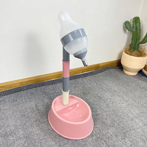 Adjustable Height Automatic Pet Water Dispenser And Bowl