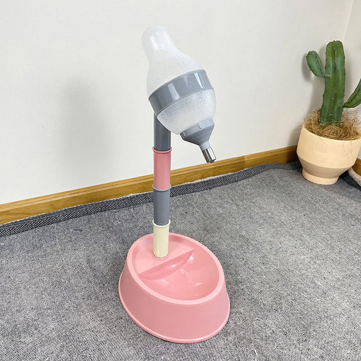 Adjustable Height Automatic Pet Water Dispenser And Bowl